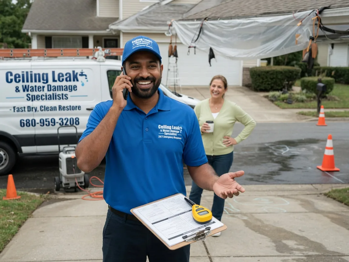 Ceiling Leak Cleanup Strandburg, SD FAQs